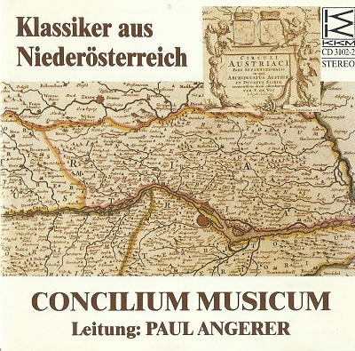 Angerer Paul CD Cover Concilium Musicum