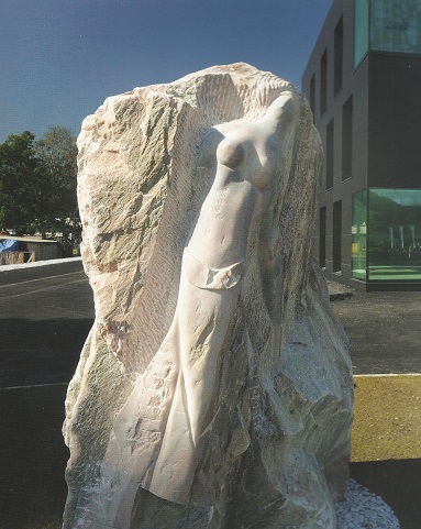 Tschank Heilige Barbara Skulptur